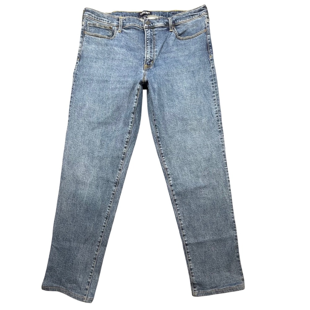 Lands End Blue Jeans Square Rigger Traditional Fit Mens 42/T